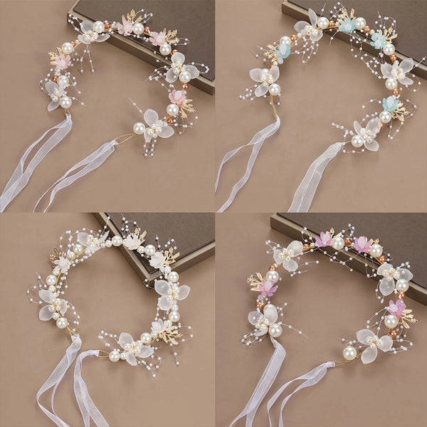 Women's Simple Style Classic Style Flower Alloy Plastic Hair Band