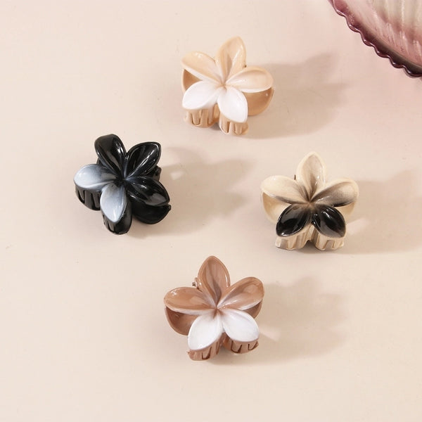 Women's Simple Style Classic Style Flower Plastic Resin Stoving Varnish Hair Claws