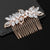 Women's Simple Style Classic Style Flower Zinc Alloy Inlay Hair Clip Hair Combs