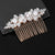 Women's Simple Style Classic Style Flower Zinc Alloy Inlay Hair Clip Hair Combs