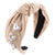 Women's Simple Style Classic Style Heart Shape Cloth Inlay Pearl Hair Band