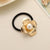 Women's Simple Style Classic Style Korean Style Triangle Flower Alloy Hair Tie