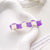 Women's Simple Style Classic Style Lattice PVC Hair Clip