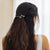 Women's Simple Style Classic Style Solid Color Alloy Plating Pleated Hair Clip