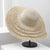 Women's Simple Style Classic Style Solid Color Big Eaves Straw Hat