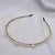 Women's Simple Style Classic Style Solid Color Imitation Pearl Inlay Pearl Hair Band