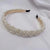 Women's Simple Style Classic Style Solid Color Imitation Pearl Inlay Pearl Hair Band