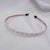 Women's Simple Style Classic Style Solid Color Imitation Pearl Inlay Pearl Hair Band