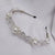 Women's Simple Style Classic Style Solid Color Imitation Pearl Inlay Pearl Hair Band