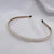 Women's Simple Style Classic Style Solid Color Imitation Pearl Inlay Pearl Hair Band