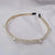 Women's Simple Style Classic Style Solid Color Imitation Pearl Inlay Pearl Hair Band