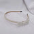 Women's Simple Style Classic Style Solid Color Imitation Pearl Inlay Pearl Hair Band