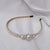 Women's Simple Style Classic Style Solid Color Imitation Pearl Inlay Pearl Hair Band