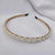 Women's Simple Style Classic Style Solid Color Imitation Pearl Inlay Pearl Hair Band