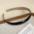 Women's Simple Style Classic Style Solid Color Leather Hair Band