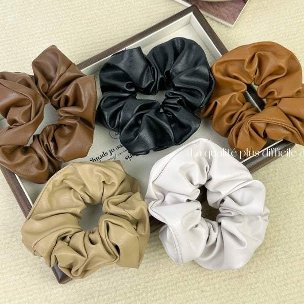 Women's Simple Style Classic Style Solid Color Leather Hair Tie