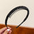 Women's Simple Style Classic Style Solid Color Plastic Hair Band