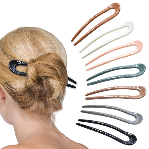 Women's Simple Style Classic Style Solid Color Plastic Hair Clip