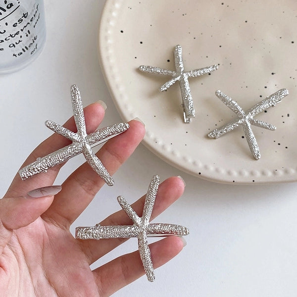 Women's Simple Style Classic Style Starfish Alloy Hair Clip