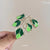 Women's Simple Style Color Block Alloy Printing Hair Claws