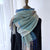 Women's Simple Style Color Block Imitation Cashmere Tassel Scarf