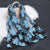 Women's Simple Style Color Block Organza Scarf