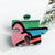 Women's Simple Style Color Block PVC Hair Clip