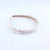 Women's Simple Style Color Block Plastic Inlay Rhinestones Hair Band