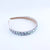 Women's Simple Style Color Block Plastic Inlay Rhinestones Hair Band