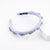 Women's Simple Style Color Block Plastic Inlay Rhinestones Hair Band