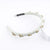 Women's Simple Style Color Block Plastic Inlay Rhinestones Hair Band