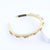 Women's Simple Style Color Block Plastic Inlay Rhinestones Hair Band