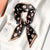 Women's Simple Style Color Block Polyester Printing Silk Scarf