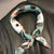 Women's Simple Style Color Block Polyester Silk Scarf