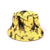 Women's Simple Style Color Block Printing Flat Eaves Bucket Hat