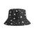 Women's Simple Style Color Block Printing Flat Eaves Bucket Hat