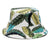 Women's Simple Style Color Block Printing Flat Eaves Bucket Hat