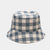 Women's Simple Style Color Block Printing Flat Eaves Bucket Hat