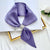 Women's Simple Style Commute Color Block Imitated Silk Silk Scarf