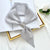 Women's Simple Style Commute Color Block Imitated Silk Silk Scarf