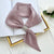 Women's Simple Style Commute Color Block Imitated Silk Silk Scarf