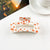 Women's Simple Style Commute Pumpkin Flower Checkered Plastic Hair Claws