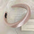 Women's Simple Style Commute Solid Color Cloth Hair Band