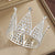 Women's Simple Style Crown Alloy Inlay Rhinestones Crown