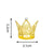 Women's Simple Style Crown Alloy Inlay Rhinestones Crown