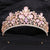 Women's Simple Style Crown Artificial Crystal Alloy Diamond Crown