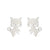 Women's Simple Style Dog Cat Stainless Steel No Inlaid Ear Studs Plating Stainless Steel Earrings