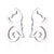 Women's Simple Style Dog Cat Stainless Steel No Inlaid Ear Studs Plating Stainless Steel Earrings