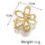 Women's Simple Style Flower Alloy Plating Hair Claws