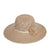 Women's Simple Style Flower Big Eaves Straw Hat